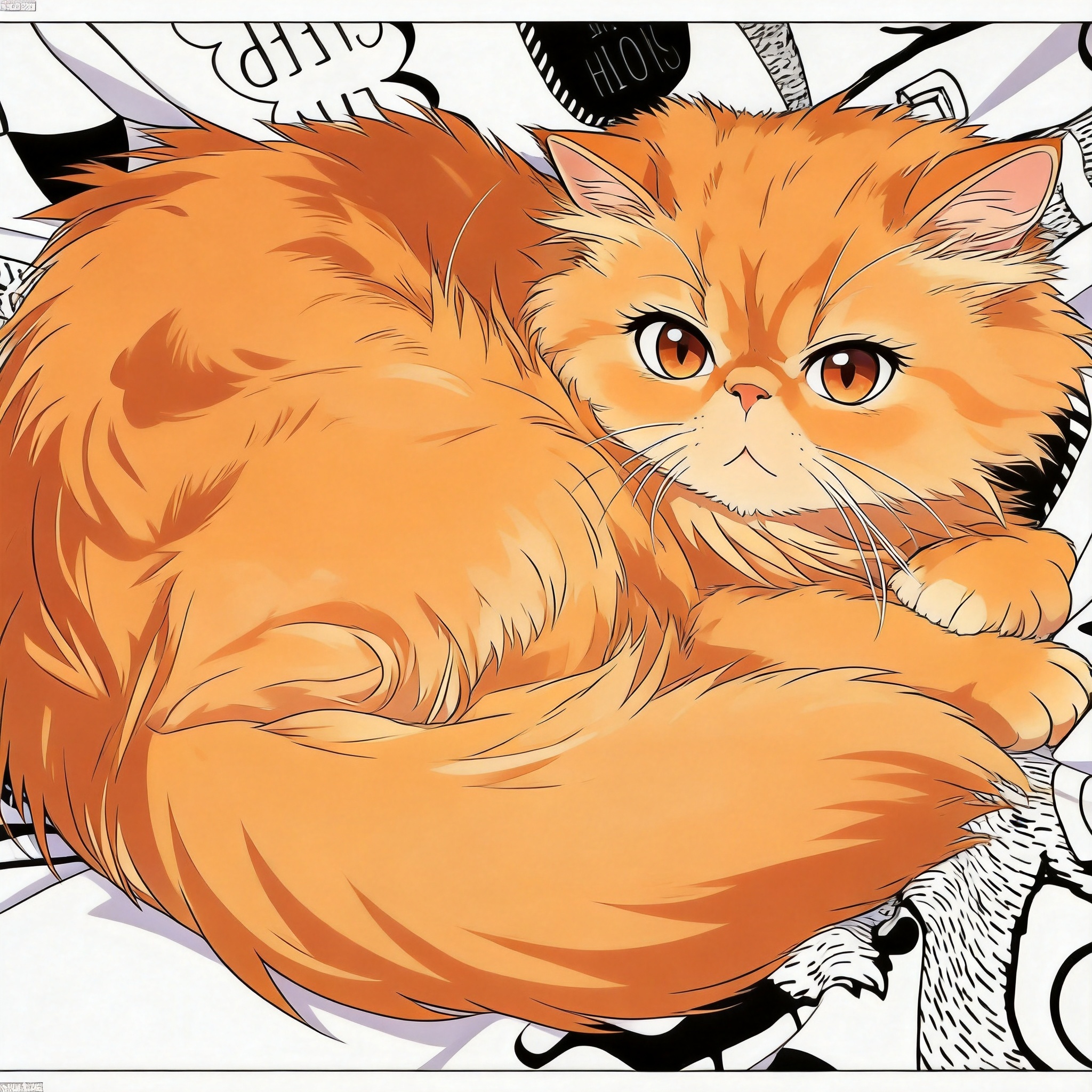 Persian in Anime style